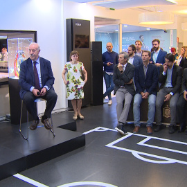 Vicente del Bosque acude a Telefónica Flagship Store