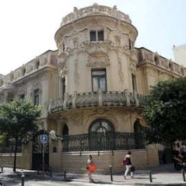 Fachada de la Sociedad General de Autores Españoles (SGAE) en Madrid. EFE