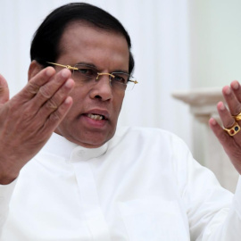 El presidente de Sri Lanka Maithripala Sirisena./REUTERS