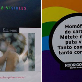 Detalles de la exposición 'Ribadeo Diverso'. / FACEBOOK: RIBADEO