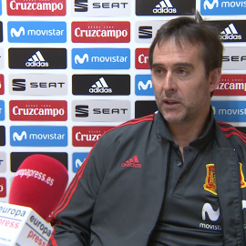 Lopetegui: "El trabajo de la RFEF es excelente"