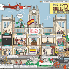 Comic '13 Rue de Cibeles', presentado por el PP de Madrid.-