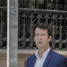 El consejero de Industria, Turismo, Empresa e Innovación de la Región de Murcia, Juan Carlos Ruiz, a su llegada a la Audiencia Nacional. EFE