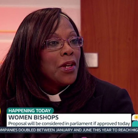 Yvonne Clarke en televisión.