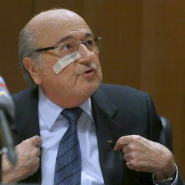 Blatter en una rueda de prensa en Zúrich el pasado 21 de diciembre./REUTERS