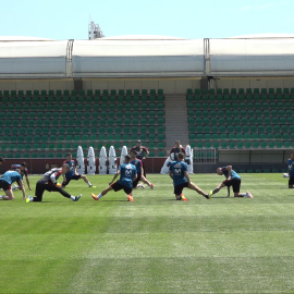 Entrenamiento de la Selección española de Fútbol
