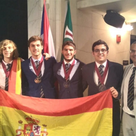 La delegación española participante en la Olimpiada Iberoamericana de Física. RSEF