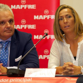 José Luis Escañuela y Gala León en el nombramiento de esta. /EFE