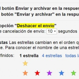 Imagen del menú en el que activar la nueva opción.