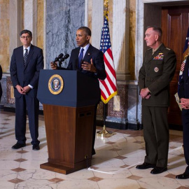 Obama comparece en la Casa Blanca tras la petición del aspirante republicano Donald Trump