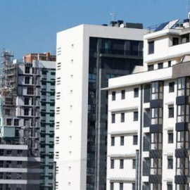 Construcción de viviendas en Barcelona. EFE