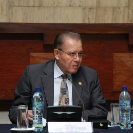 El expresidente y exmagistrado de la Corte Suprema de Justicia de Guatemala, José Arturo Sierra.