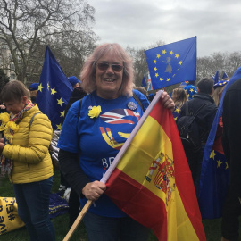 Manifestación que solicita la cancelación del Brexit./CRISTINA CASERO