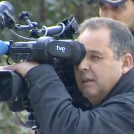 El cámara Santiago Cuevas.