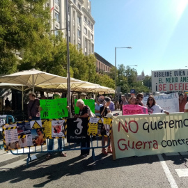 Manifestación Abrazo al agua.