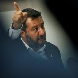 El ministro del Interior italiano y líder de la ultraderechista Liga, Matteo Salvini.- REUTERS