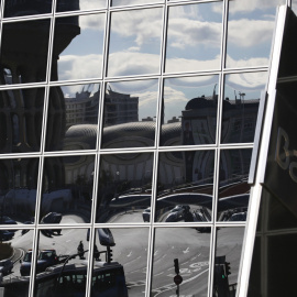 Detalle de la sede de Bankia, en Madrid. REUTERS