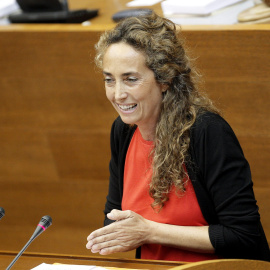 La portavoz del grupo de Ciudadanos en Les Corts, Carolina Punset. EFE
