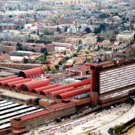 Vista aérea de la madrileña estación de Chamartín. ADIF