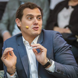 Albert Rivera, en un momento de su intervención en el Foro de 'El Mundo'. EFE/Emilio Naranjo