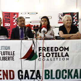 Teresa Forcades en la presentación de la III Flotilla Libertad