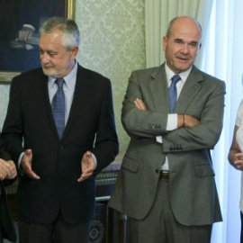 Gaspar Zarrías, José Antonio Griñán, Manuel Chaves y Mar Moreno.