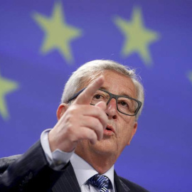Jean-Claude Juncker durante su intervención en Bruselas. / EFE