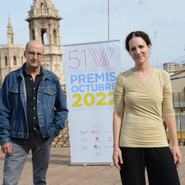 Laia Llobera i Antoni Mas han rebut aquest dissabte els guardons dels Premis Octubre.