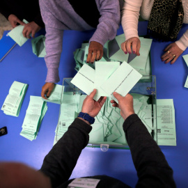 recuento de votos en ronda