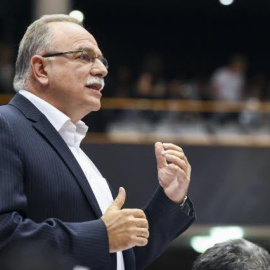 El vicepresidente del Parlamento Europeo y eurodiputado de Syriza Dimitrios Papadimoulis. - EUROPARLAMENTO