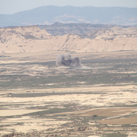 Imagen de una maniobras militares realizadas en junio.
