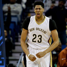 Anthony Davis, durante un partido con Nueva Orleans. REUTERS