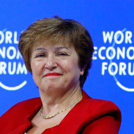 Kristalina Georgieva, actual consejera delegada del Banco Mundial y candidata europea al FMI, en la reunión del Foro de Davos de enero de 2019. REUTERS/Arnd Wiegmann