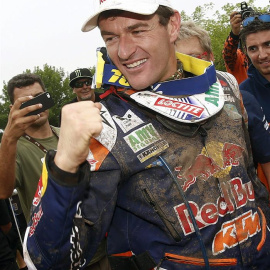 Marc Coma, durante el último Dakar. EFE/Felipe Trueba