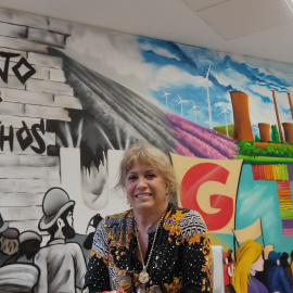 Sonia Largo en la entrevista para 'Público'. - Público