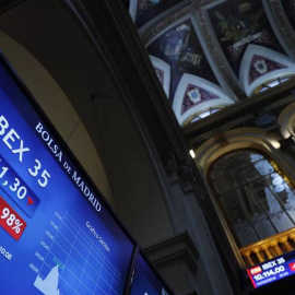 El IBEX 35, principal indicador de la Bolsa española. | EFE