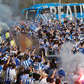 Aficionados de la Real Sociedad