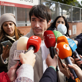 Juan José Ballesta atiende a los medios a la salida del juzgado tras declarar, a 07 de noviembre de 2023, en Madrid.
