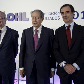 Villar Mir, su hijo y Pique en la presentacion de Rdos 2015