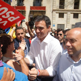 El secretario general del PSOE, Pedro Sánchez en un acto en Alicante. EFE/Morell