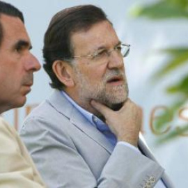 Aznar y Rajoy, en el Campus FAES del año pasado. Archivo EFE