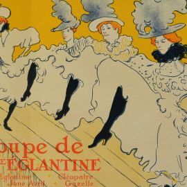 'Troupe de Mlle. Eglantine'.- TOULOUSE-LAUTREC