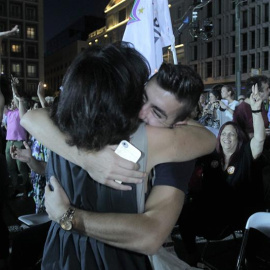 Celebración en la Plaza Syntagma.- EFE