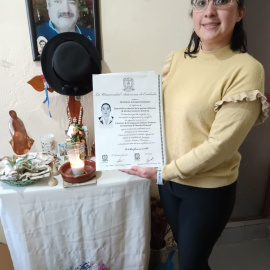 08-11-22 Priscilla Pacheco, hija del periodista asesinado en 2016 Francisco Pacheco.