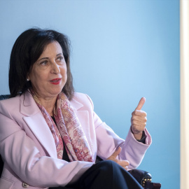 La ministra de Defensa, Margarita Robles, en un acto en Madrid, a 26 de octubre de 2022.