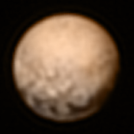 La imagen de Plutón captada por New Horizons. NASA