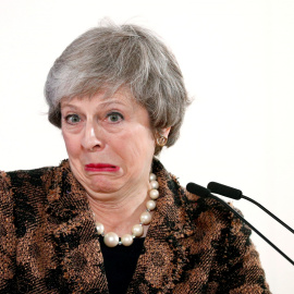 La primera ministra británica, Theresa May.| REUTERS/Francois