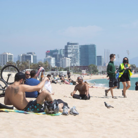 Soleado playa tiempo