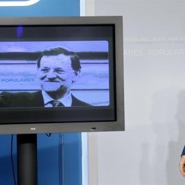 Pablo Casado presenta la Conferencia Política del PP. EFE/VÍCTOR LERENA
