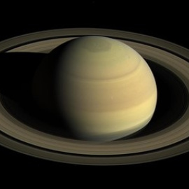 Representación de Saturno realizada por la NASA.